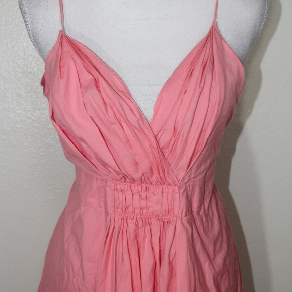 Gap Pleated Surplice Fit & Flare Belted Dress - Picture 3 of 6